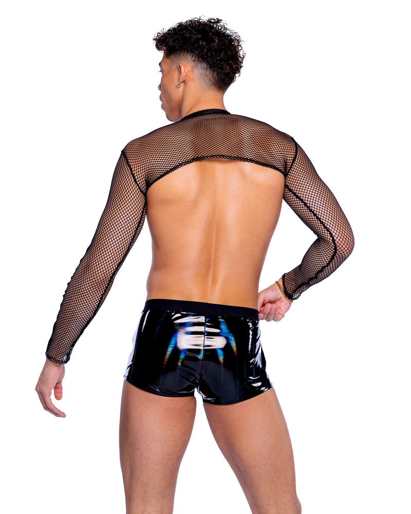 6513 - Vinyl with Iridescent Pint Shorts