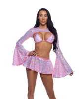 6713 - Sequin Triangle Top