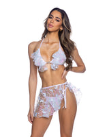 6722 - Butterfly & Sequin Tie Skirt