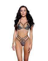 6780 - 2PC Holographic Weave Bikini Set