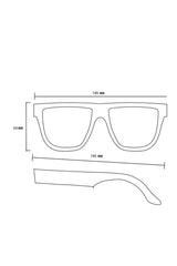 Alice Shoal 1001 Santa Catalina Maple Wood Sunglasses Polarized Lenses Color Black