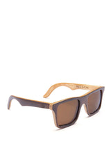 Alice Shoal 1004 Aguadulce Maple Wood Sunglasses Polarized Lenses Color Brown