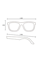 Alice Shoal 1006 Cayo Cangrejo Maple Wood Sunglasses Polarized Lenses Color Brown