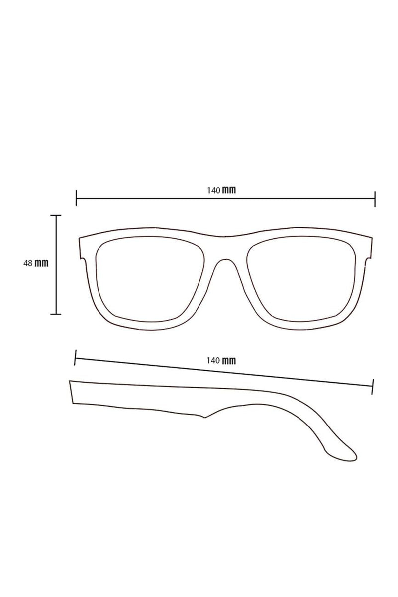 Alice Shoal 1006 Cayo Cangrejo Maple Wood Sunglasses Polarized Lenses Color Brown