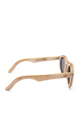 Alice Shoal 1008 Lovers Bridge Maple Wood Sunglasses Polarized Lenses Color Black