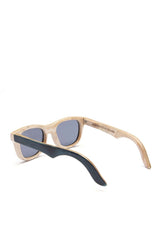 Alice Shoal 1009 Morgans Head Maple Wood Sunglasses Polarized Lenses Color Black
