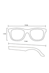 Alice Shoal 1009 Morgans Head Maple Wood Sunglasses Polarized Lenses Color Black