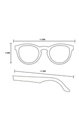 Alice Shoal 1011 Providencia Maple Wood Sunglasses Polarized Lenses Color Black