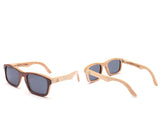Alice Shoal 1012 SW Bay Maple Wood Sunglasses Polarized Lenses Color Black