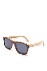 Alice Shoal 1012 SW Bay Maple Wood Sunglasses Polarized Lenses Color Black
