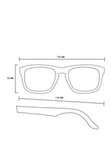 Alice Shoal 1012 SW Bay Maple Wood Sunglasses Polarized Lenses Color Black