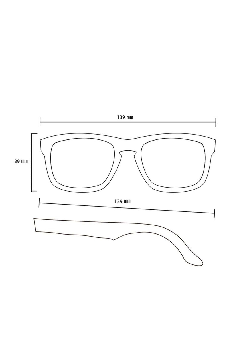 Alice Shoal 1012 SW Bay Maple Wood Sunglasses Polarized Lenses Color Brown