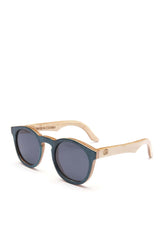 Alice Shoal 1013 Fort Bay Maple Wood Sunglasses Polarized Lenses Color Black