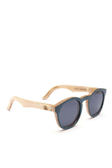Alice Shoal 1013 Fort Bay Maple Wood Sunglasses Polarized Lenses Color Black