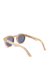 Alice Shoal 1013 Fort Bay Maple Wood Sunglasses Polarized Lenses Color Black