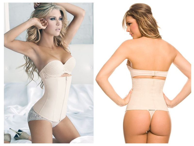 Ann Chery 1024B Powernet Girdle with Zipper Color Beige