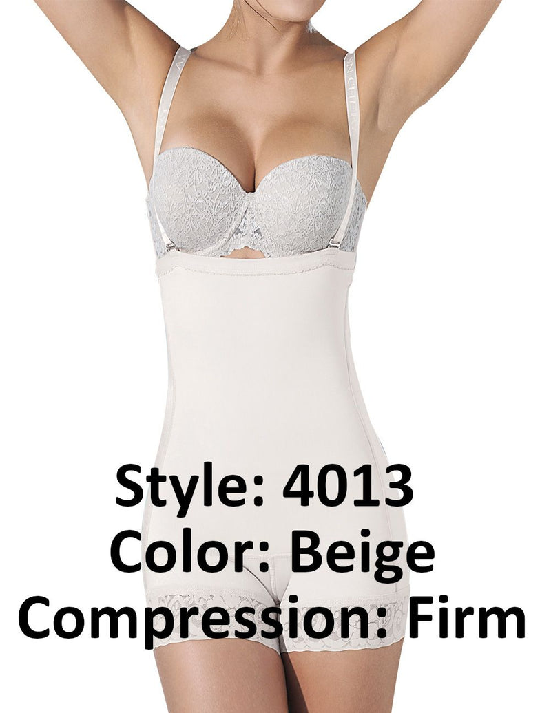 Ann Chery 4013 Latex Shirly Strapless Shapewear Color Beige