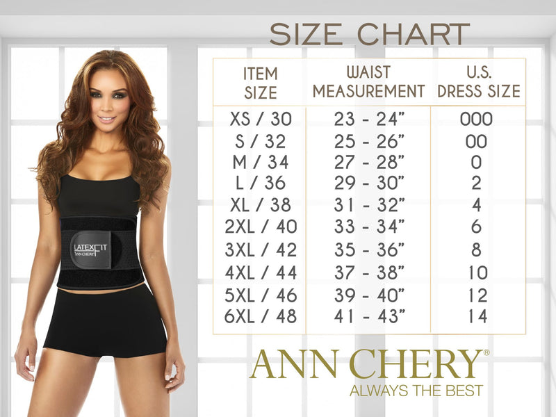 Ann Chery 4013 Latex Shirly Strapless Shapewear Color Black