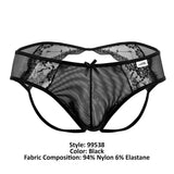 CandyMan 99538 Lace Jockstrap Color Black