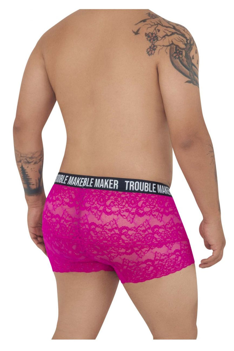 CandyMan 99616X Trouble Maker Lace Trunks Color Pink