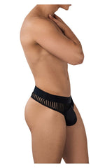 CandyMan 99642 Mesh Thongs Color Black