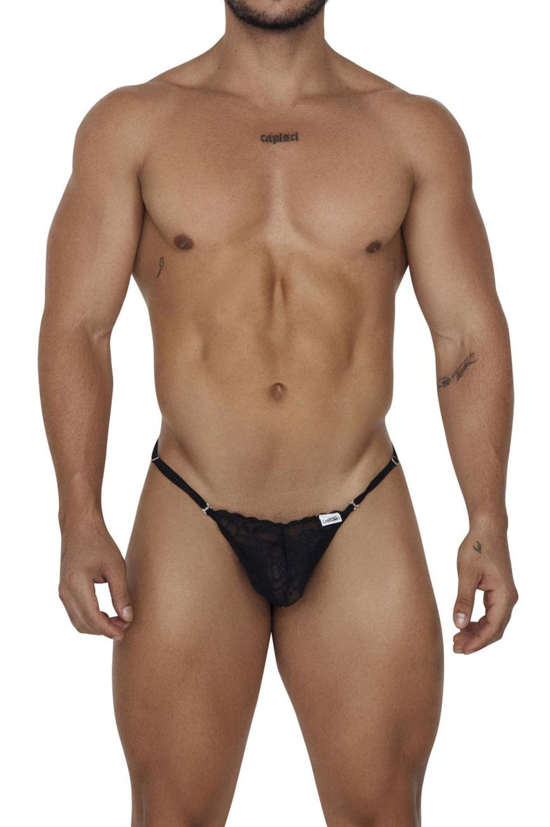 CandyMan 99685 Lace Thongs Color Black