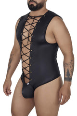 CandyMan 99694X Wrestling Bodysuit Color Black