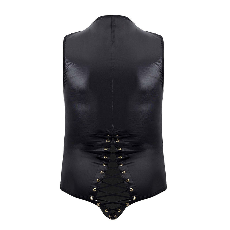 CandyMan 99694 Wrestling Bodysuit Color Black