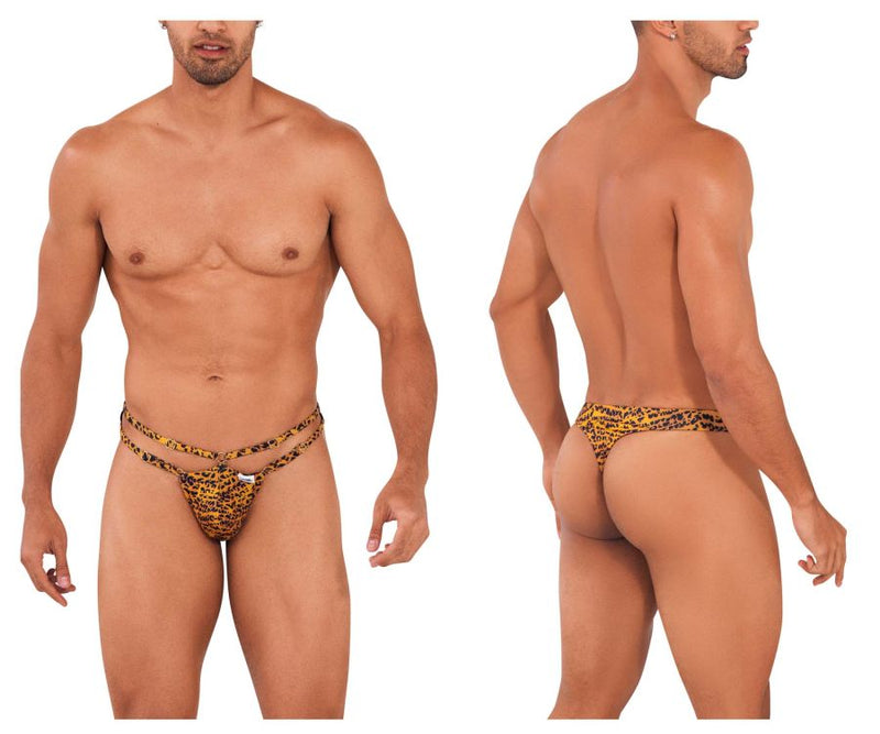 CandyMan 99712 Safari Thongs Color Leopard Print