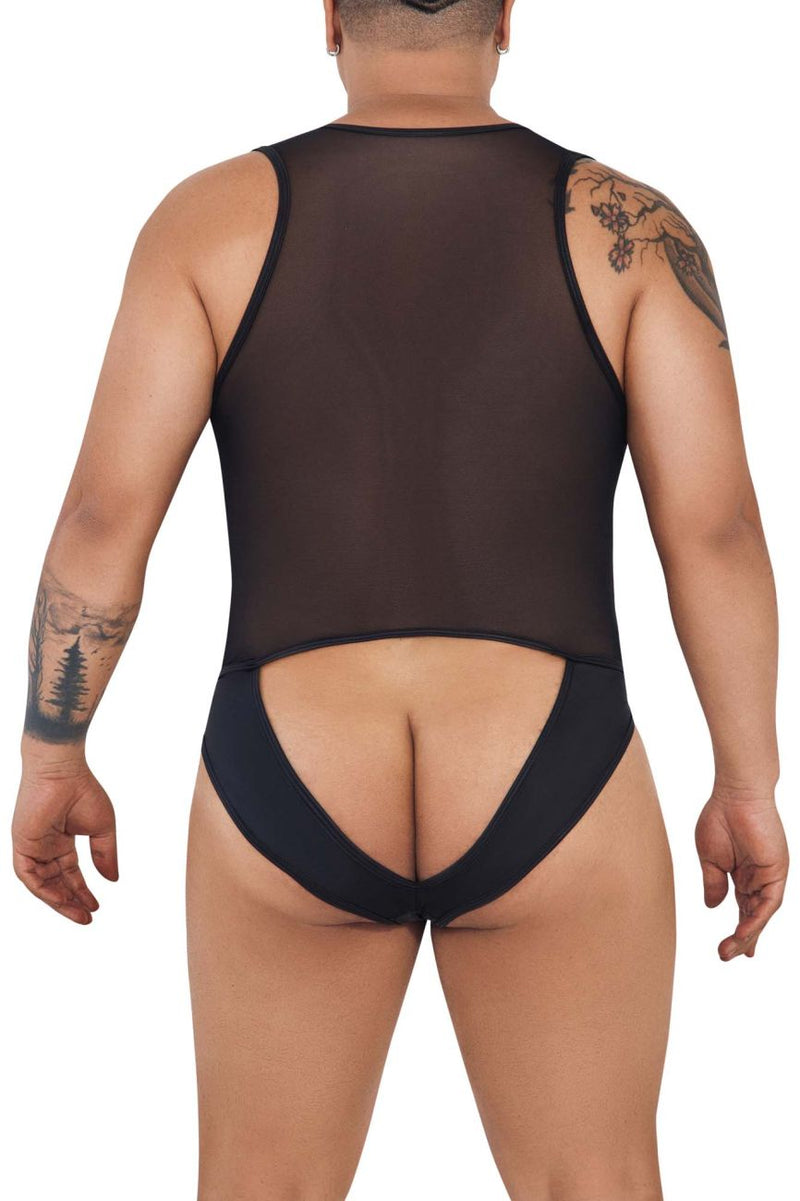 CandyMan 99716X Work-N-Out Bodysuit Color Black