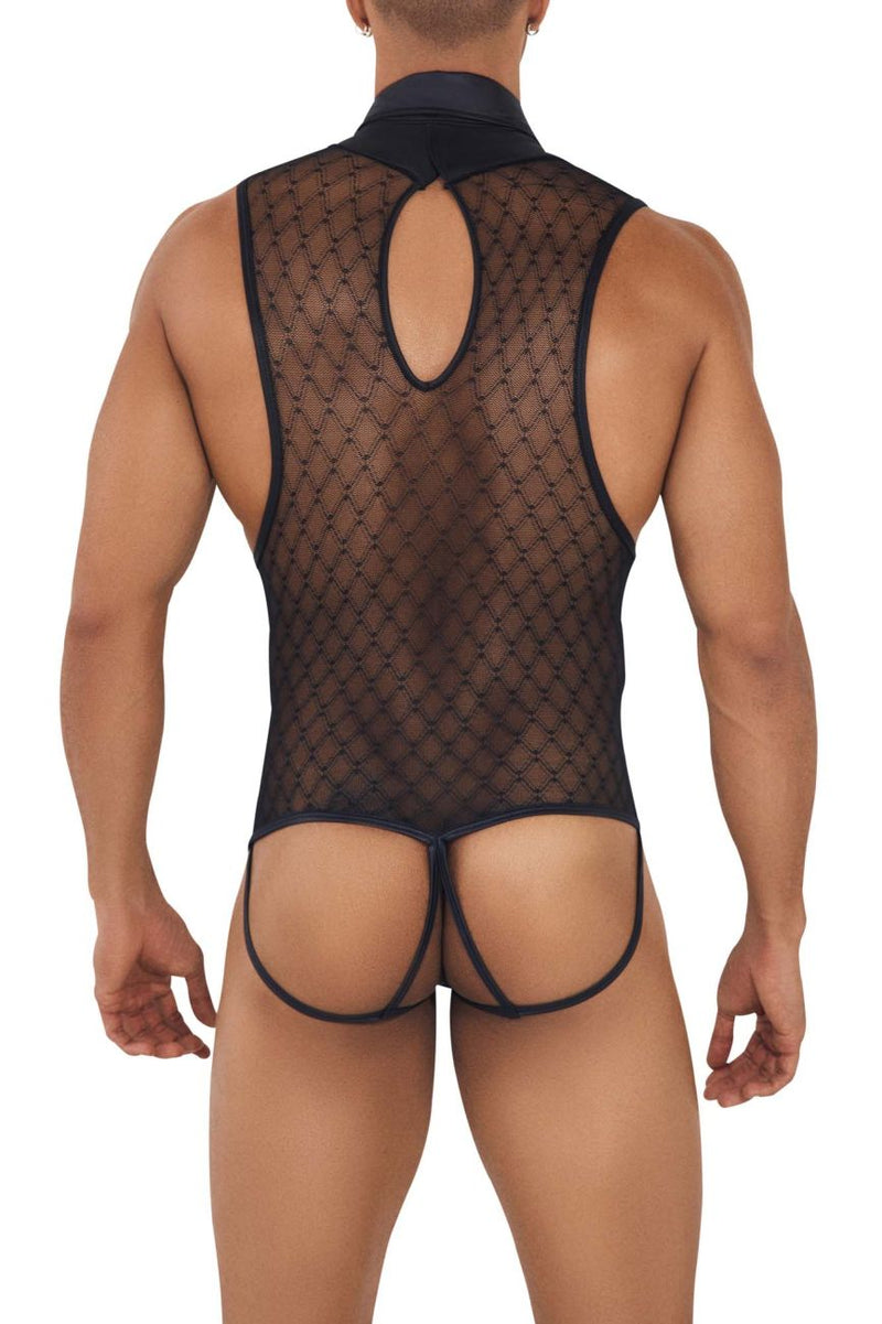 CandyMan 99720 Work-N-Play Bodysuit Color Black