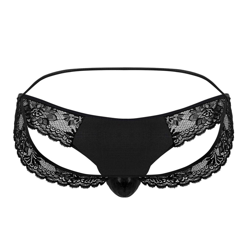 CandyMan 99721 Lace Jockstrap Color Black