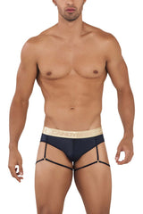 CandyMan 99722 Garter Mesh Briefs Color Black