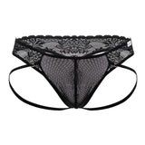 CandyMan 99747 Lace Thongs Color Black