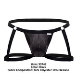 CandyMan 99749 Garter Jockstrap Color Black