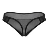 CandyMan 99767 Sports Mesh Thongs Color Black