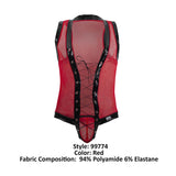 CandyMan 99774 Gladiator Bodysuit Color Red