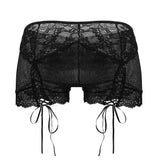 CandyMan 99779 Mesh Lace Trunks Color Black