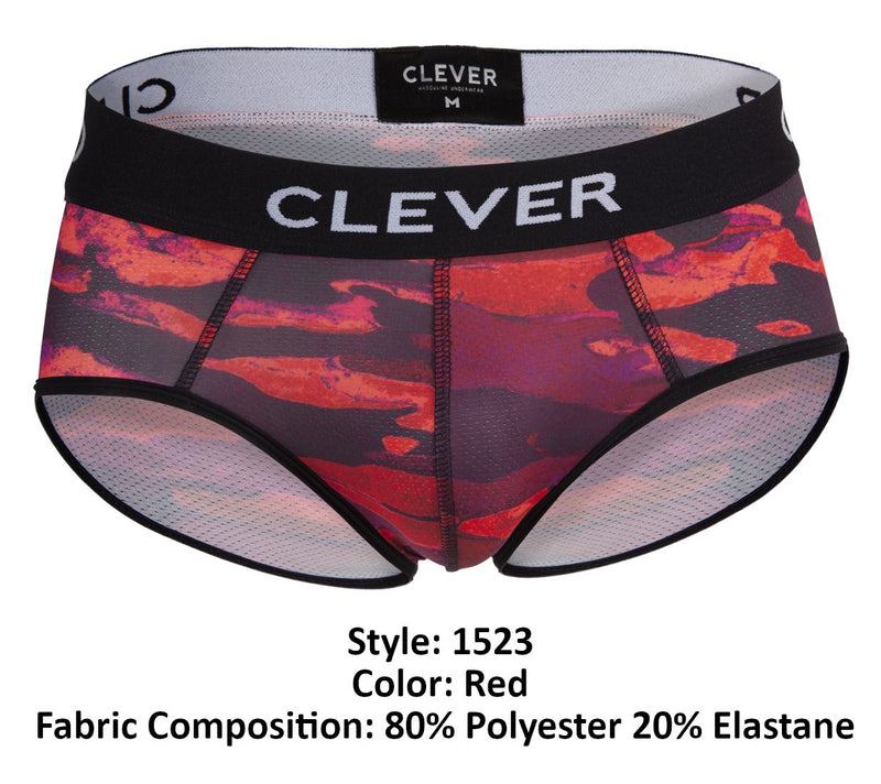 Clever 1523 Navigate Briefs Color Red