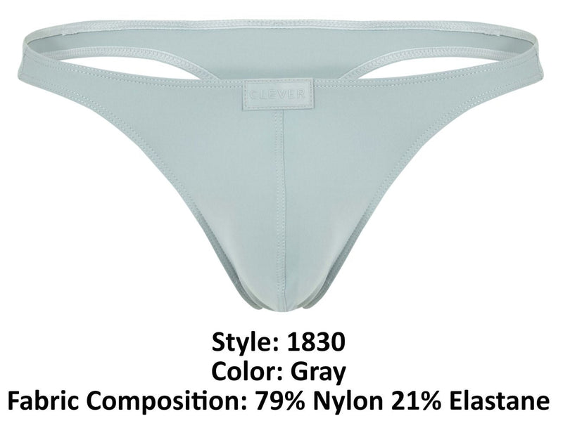 Clever 1830 Desirable Thongs Color Gray