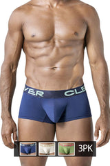 Clever 229953 3PK Australian Latin Trunks Color Beige-Blue-Green