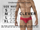 Clever 519962 3PK Australian Latin Briefs Briefs Color Red-Black-Grape