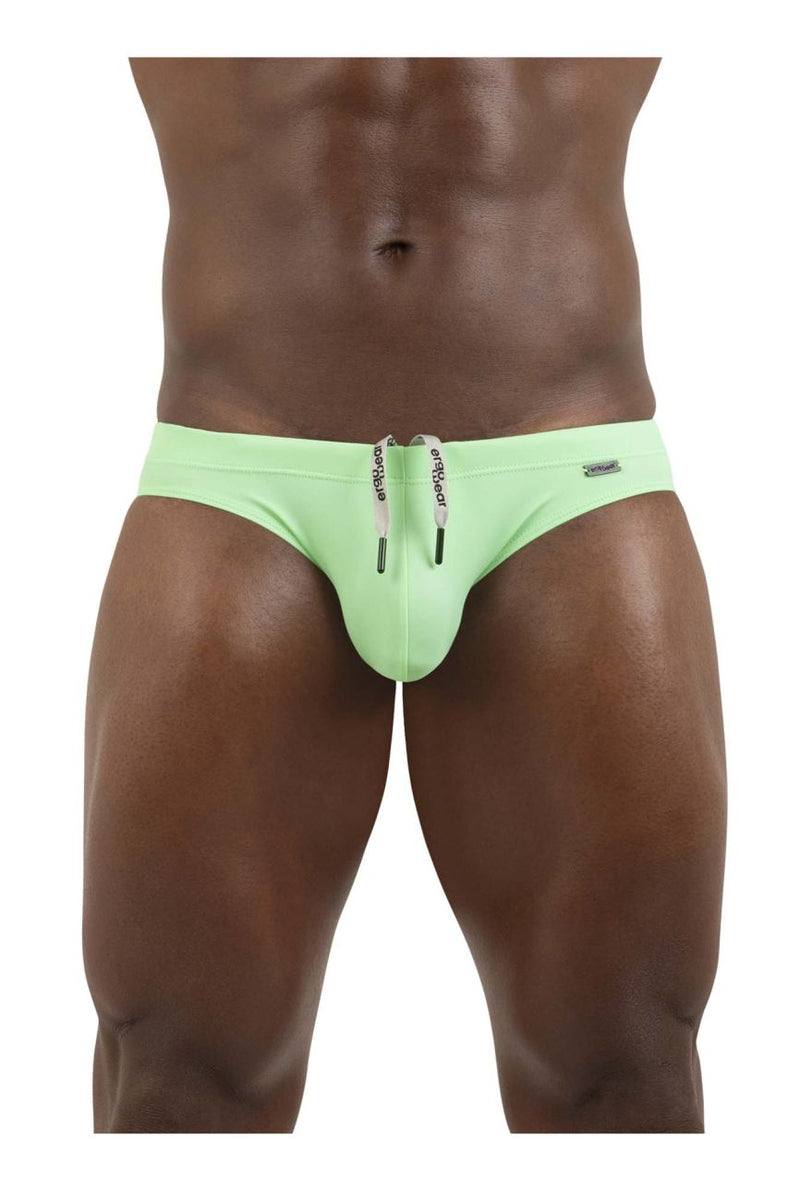 ErgoWear EW1692 X4D SW Swim Briefs Color Bright Green