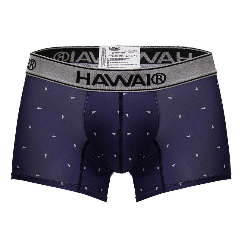 HAWAIR 42470 Printed Microfiber Trunks Color Blue