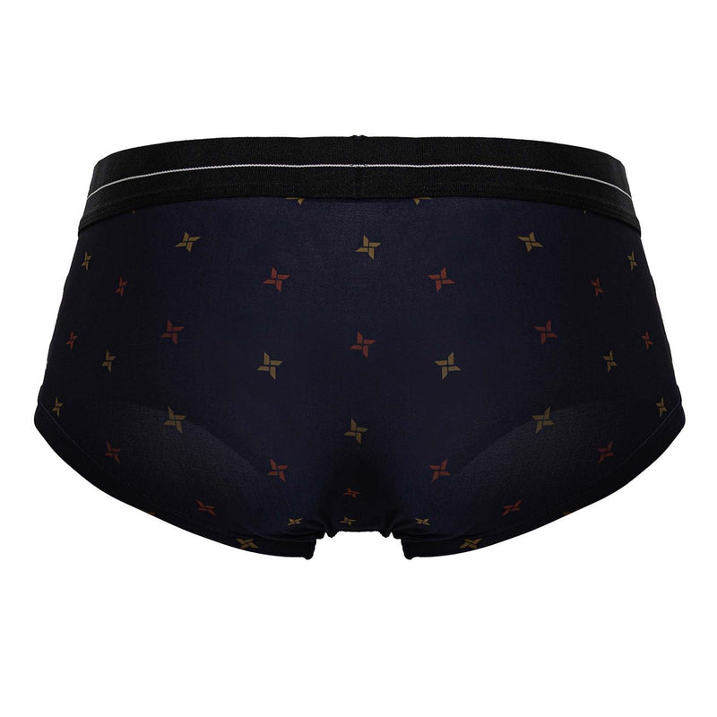 HAWAIR 42530 Printed Microfiber Briefs Color Blue