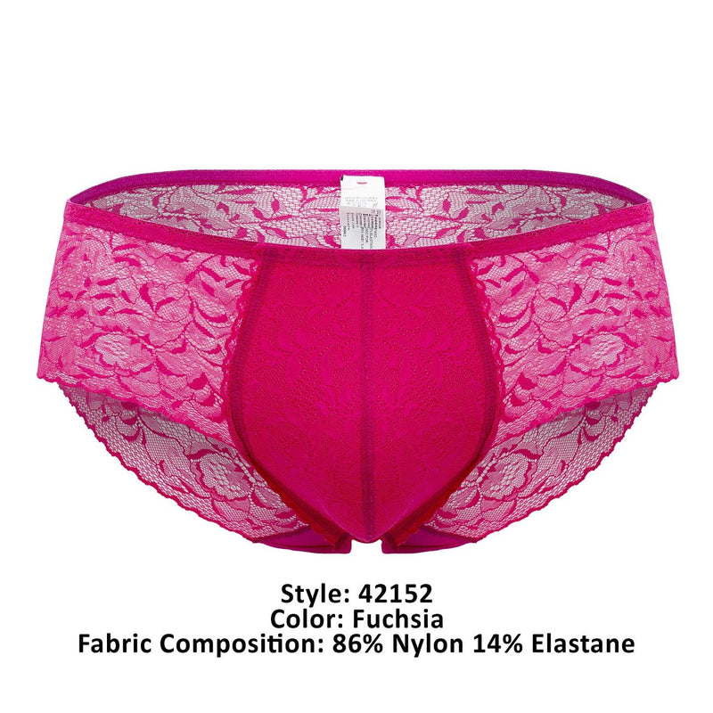 HAWAI 42152 Solid Lace Briefs Color Fuchsia