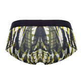 HAWAI 42182 Printed Microfiber Briefs Color Military Green