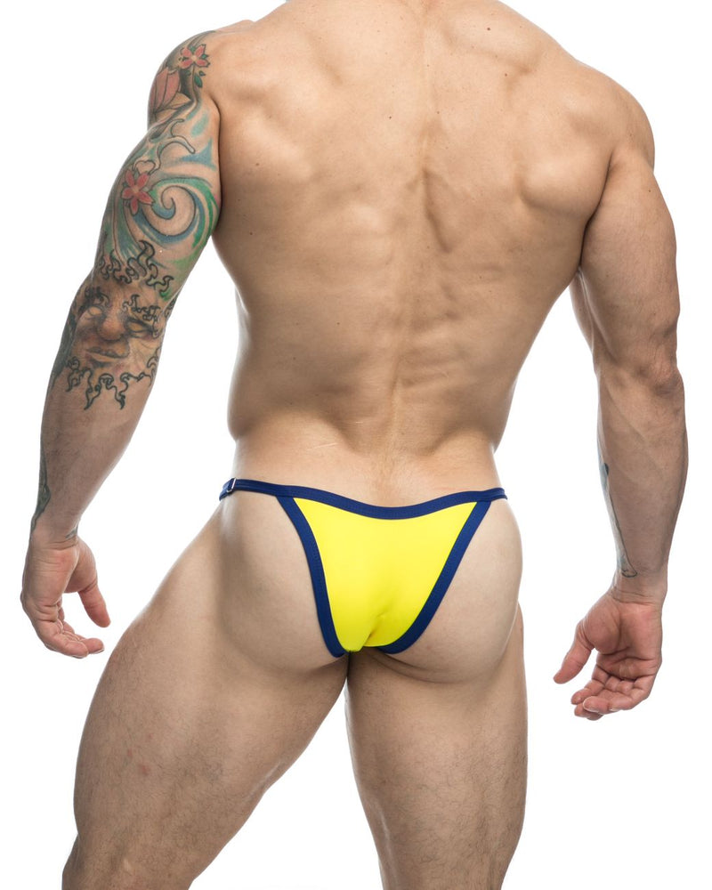 JUSTIN+SIMON XSJ12 Bikini One Color Yellow