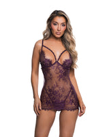 LI1018 - Secrets Eyelash Lace Chemise
