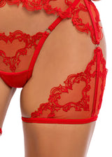 LI720 - Baroque Heart 3-Piece Chaps Set